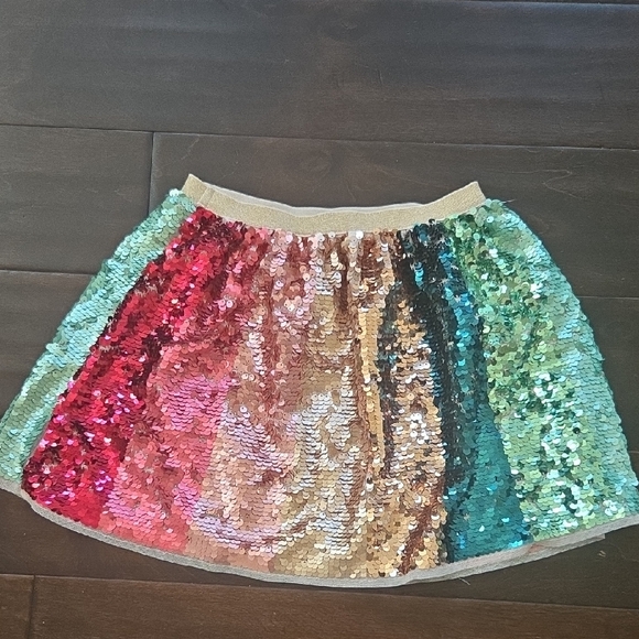 H&M Multicolor Striped Sequin Skirt - Picture 2 of 7